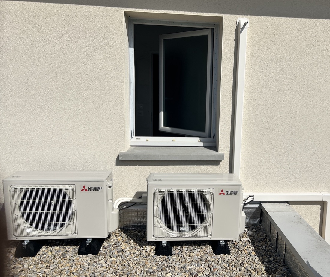 Deux groupes extérieurs Mitsubishi Electric